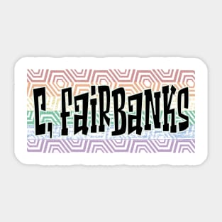 LGBTQ PRIDE USA FAIRBANKS Sticker